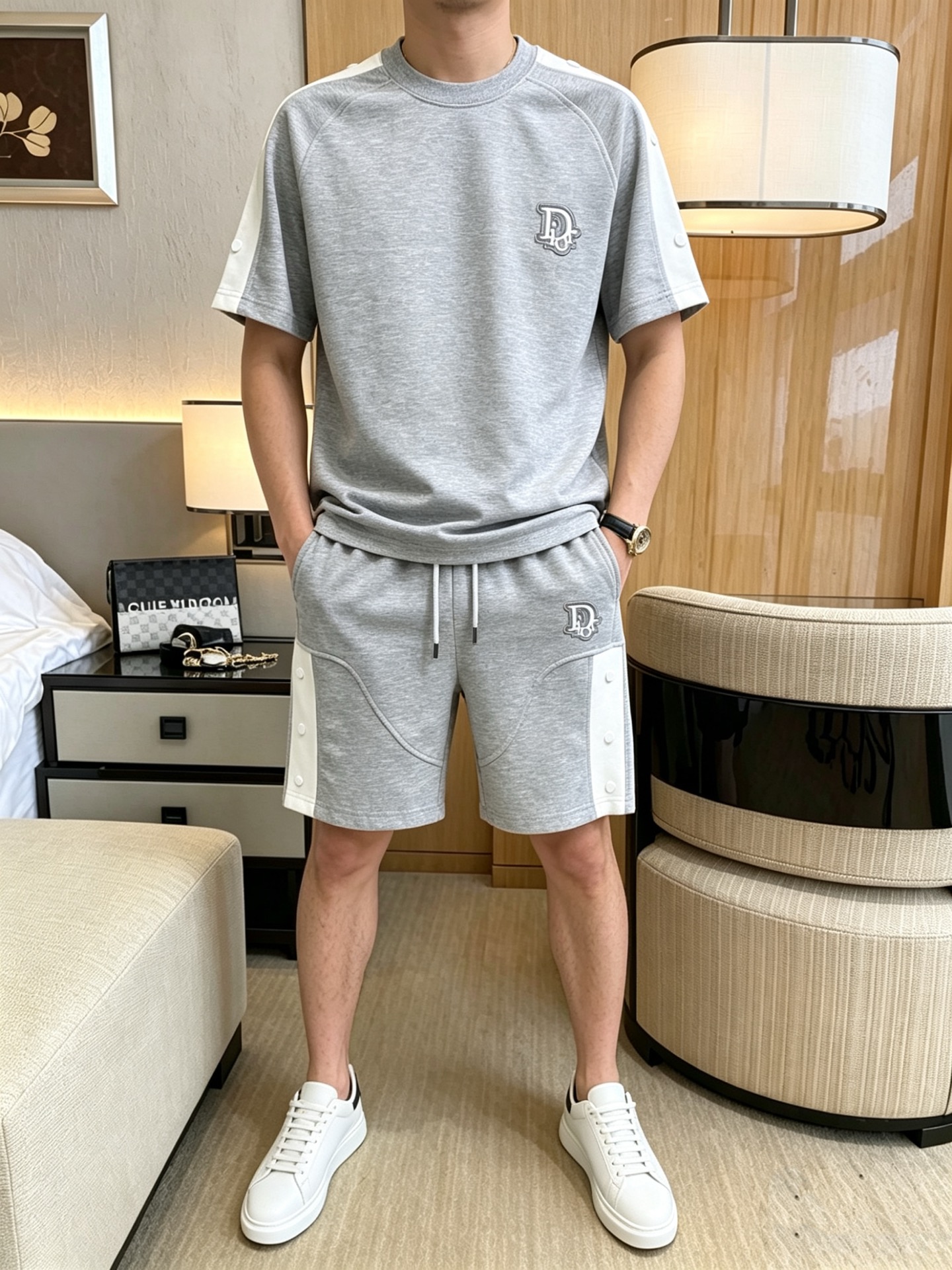 夏服 クリスチャンディオール 上下服 セットアップ 恋人