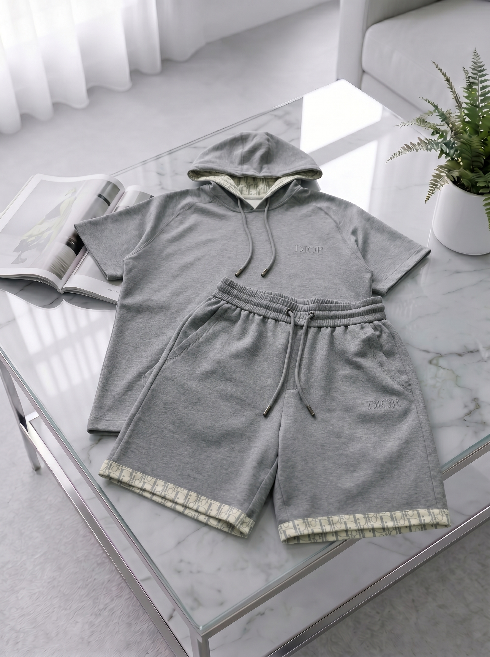 夏服 クリスチャンディオール 上下服 セットアップ 恋人