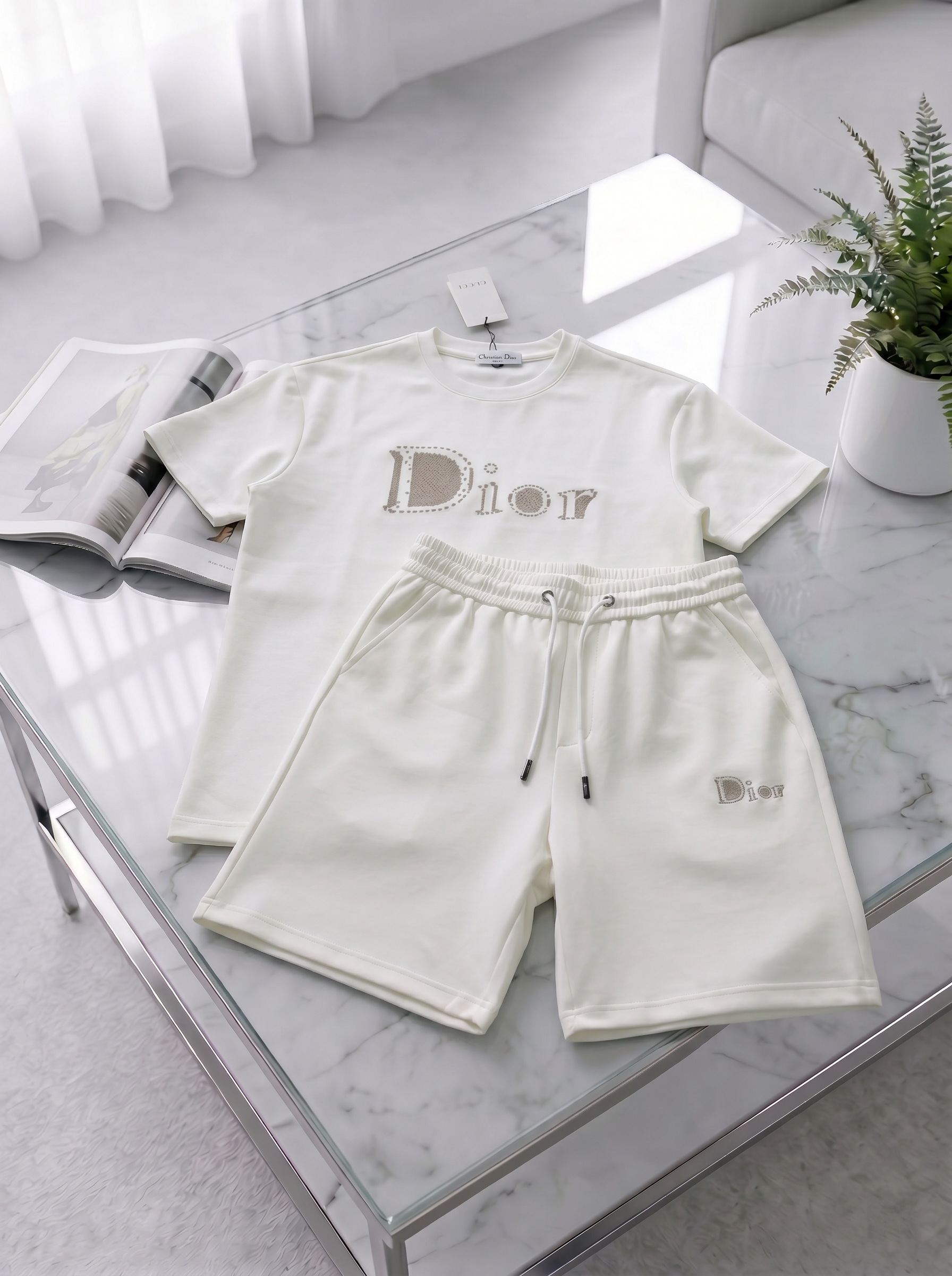 夏服 クリスチャンディオール 上下服 セットアップ 恋人