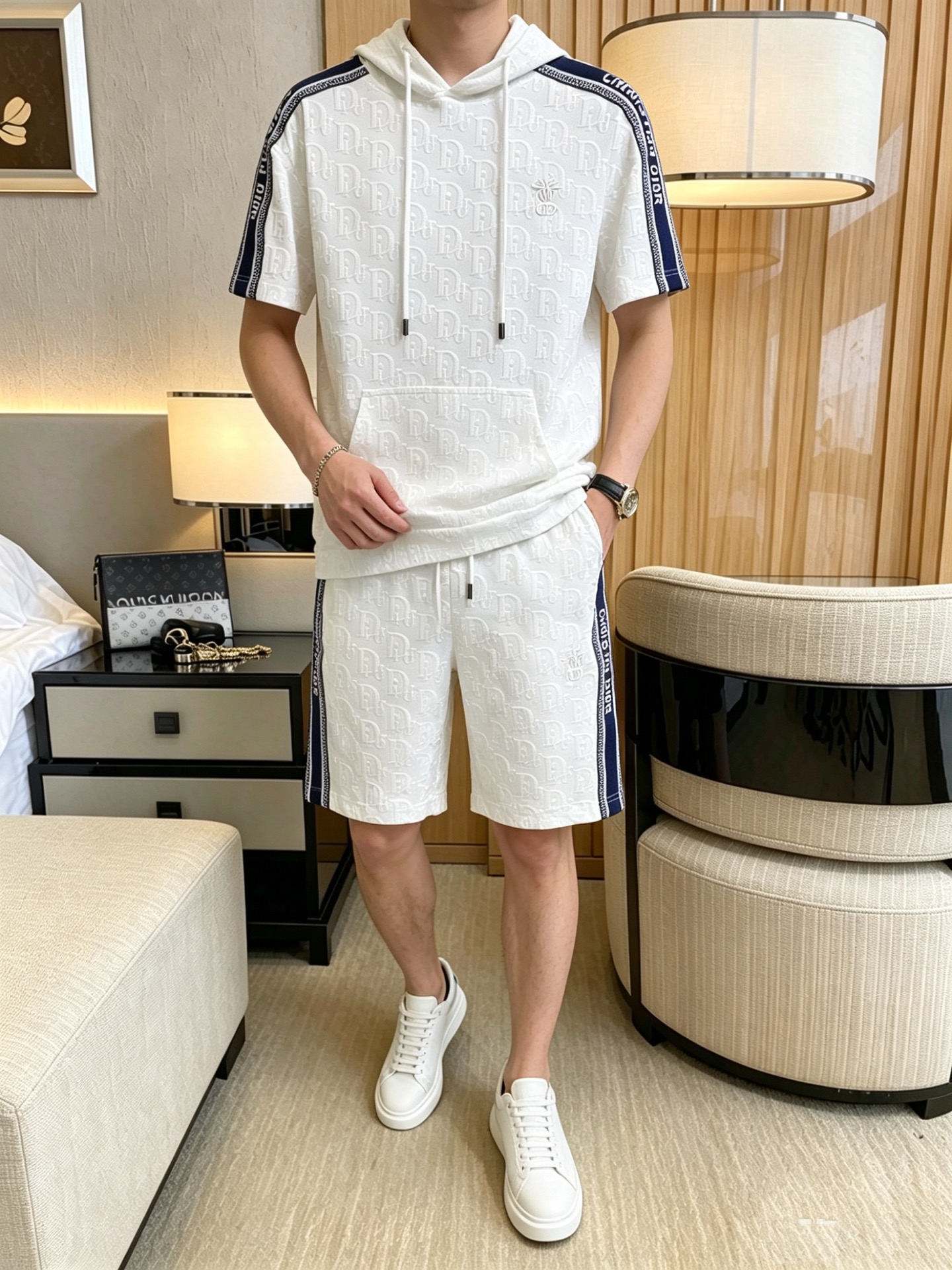 夏服 クリスチャンディオール 上下服 セットアップ 恋人