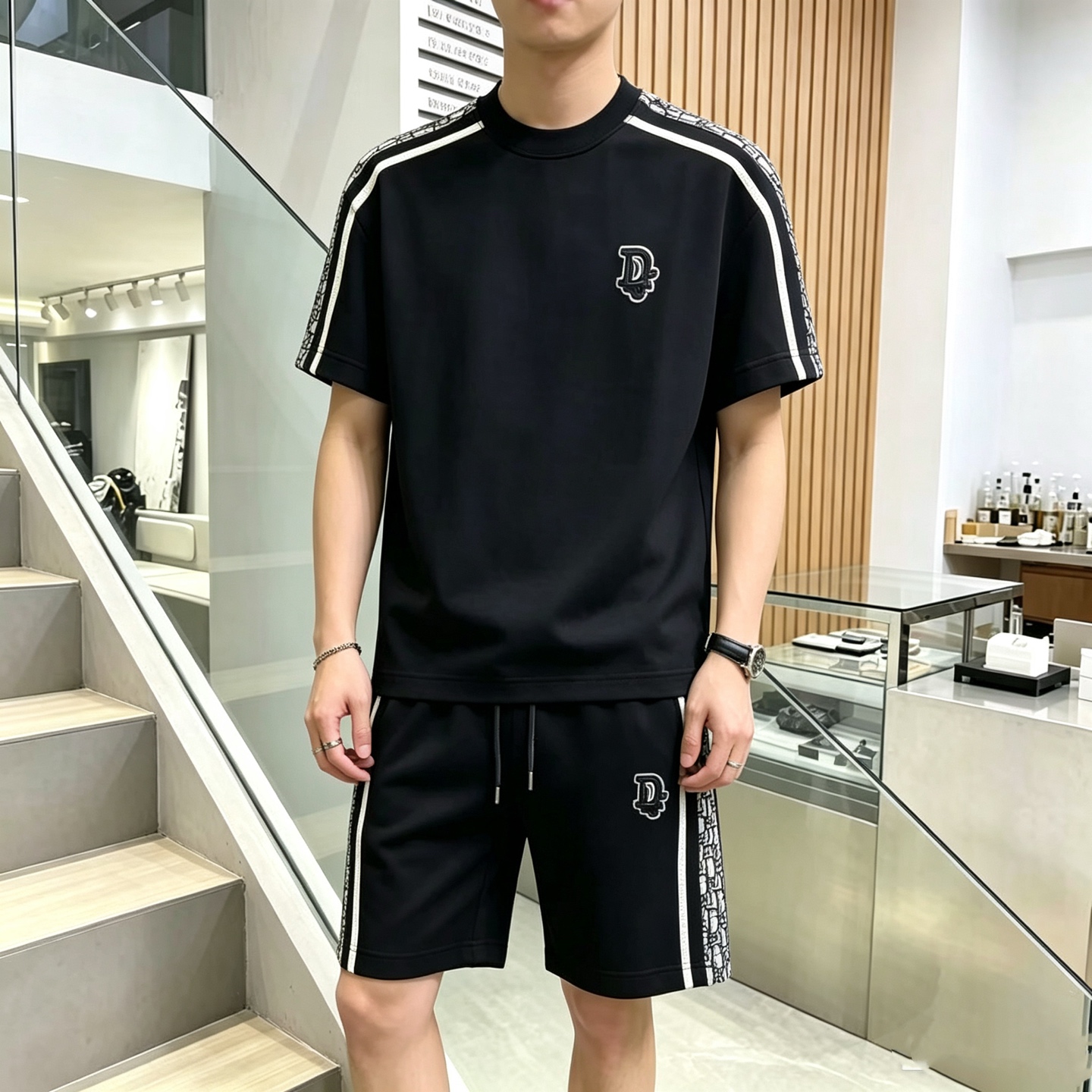 夏服 クリスチャンディオール 上下服 セットアップ 恋人