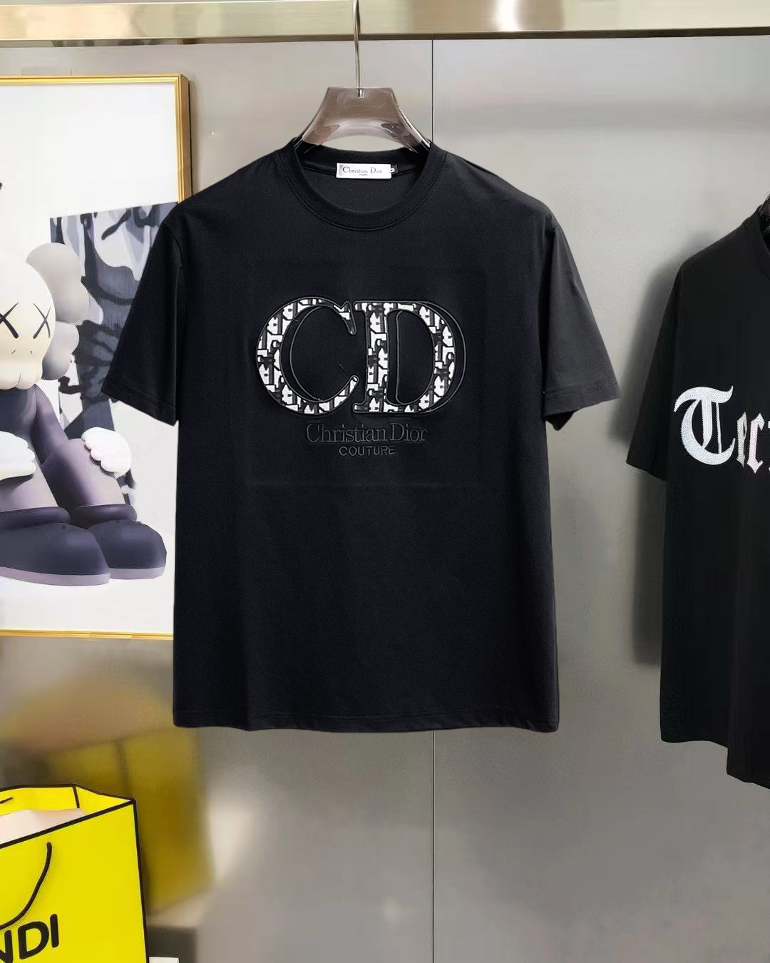 クリスチャンディオール 半袖Tシャツ トップス メンズ