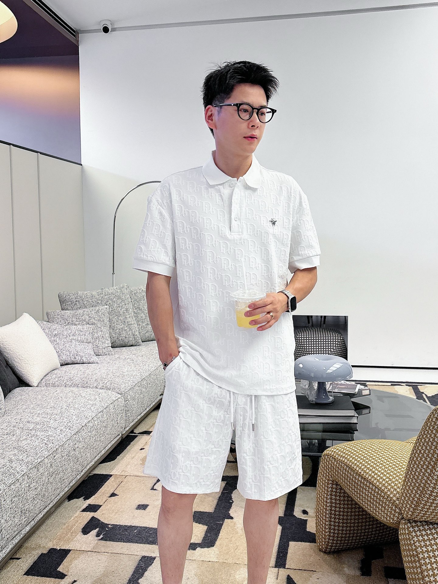 夏服 クリスチャンディオール 上下服 セットアップ 恋人