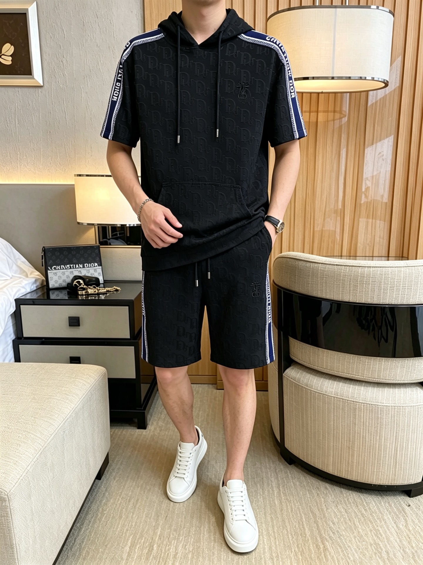 夏服 クリスチャンディオール 上下服 セットアップ 恋人
