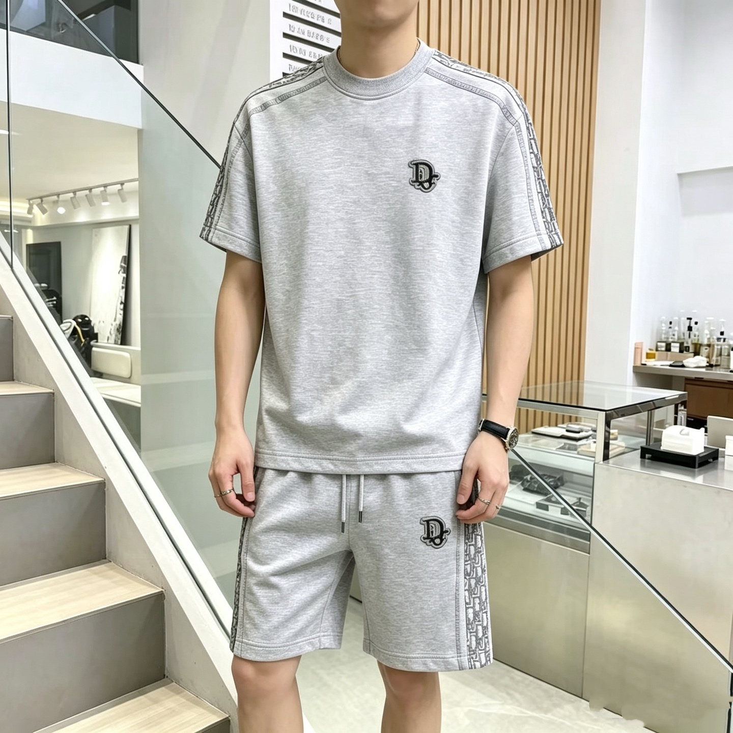 夏服 クリスチャンディオール 上下服 セットアップ 恋人