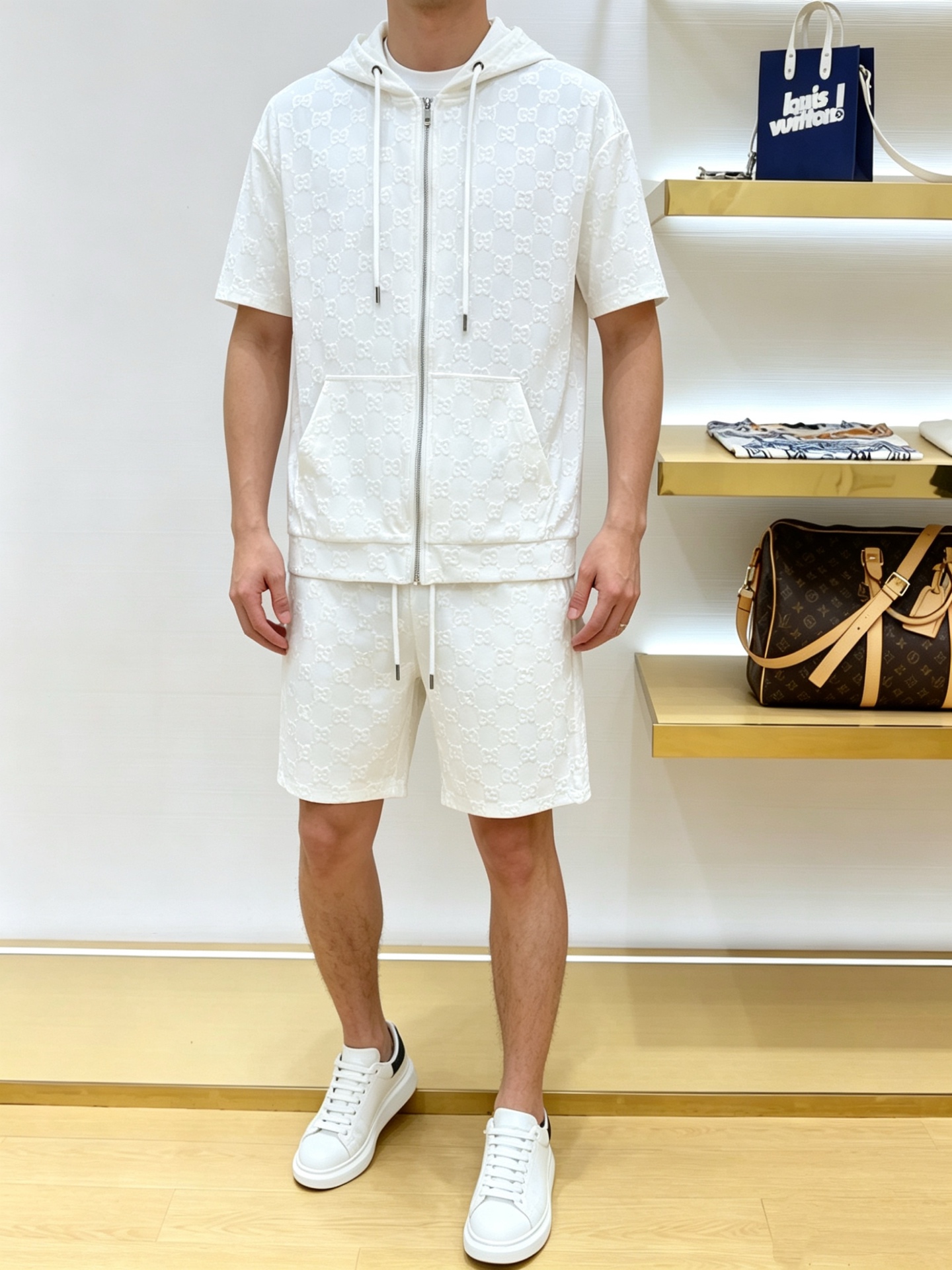 グッチ 上下服 セットアップ 男女兼着