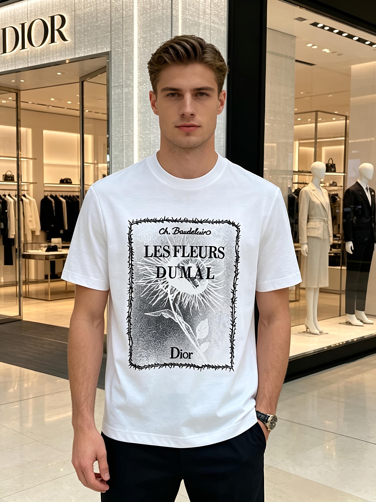 クリスチャンディオール 半袖Tシャツ トップス