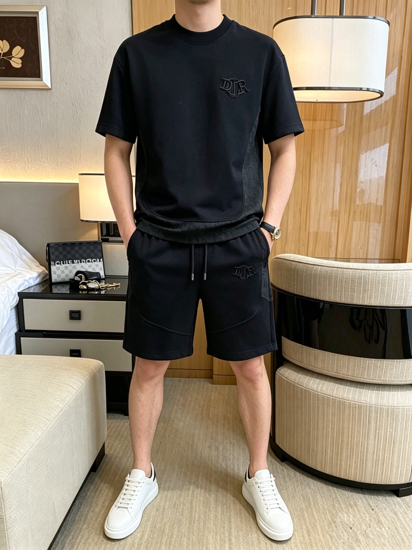 夏服 クリスチャンディオール 上下服 セットアップ 恋人