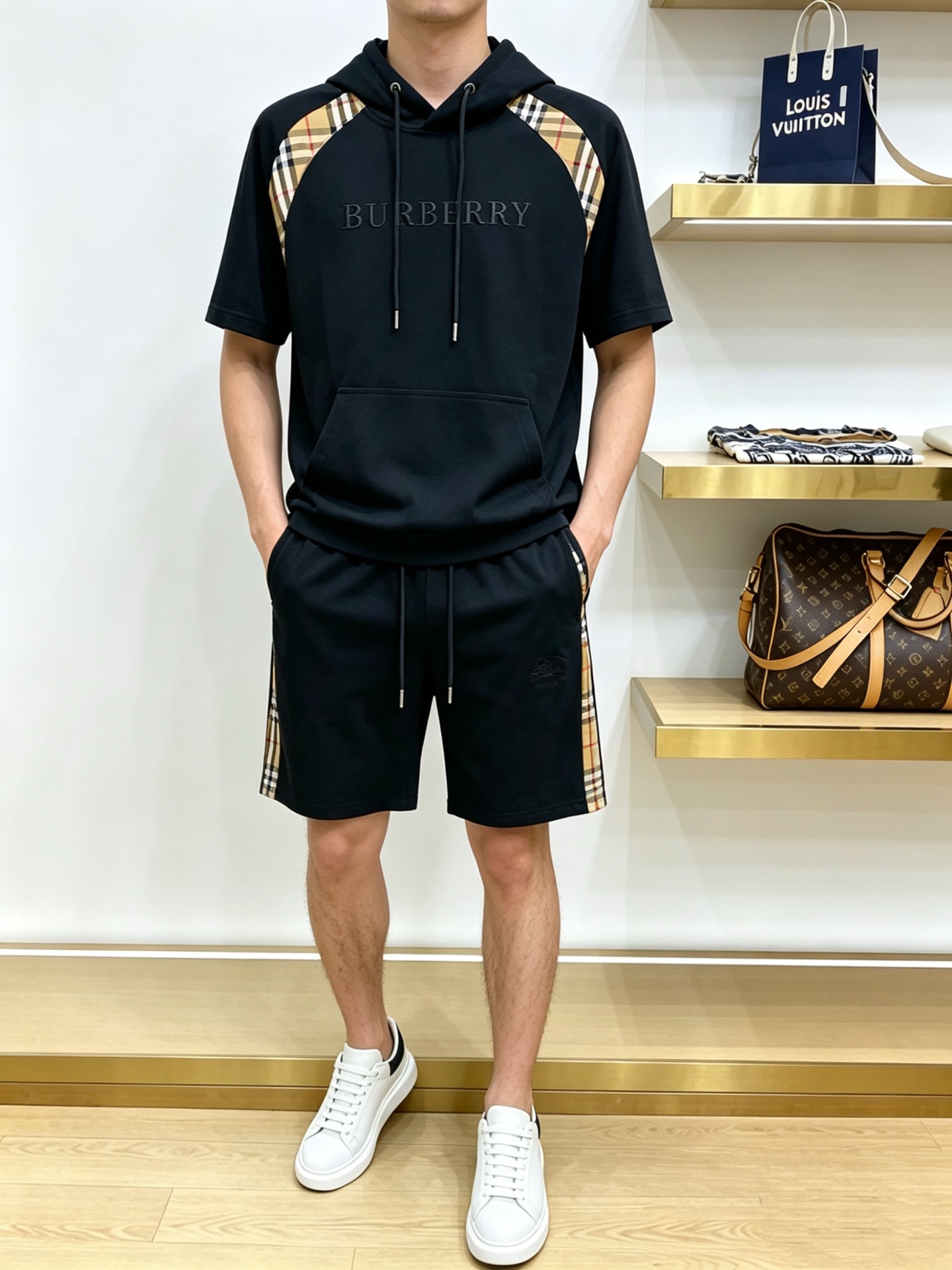 バーバリー 上下服 セットアップ 男女兼着