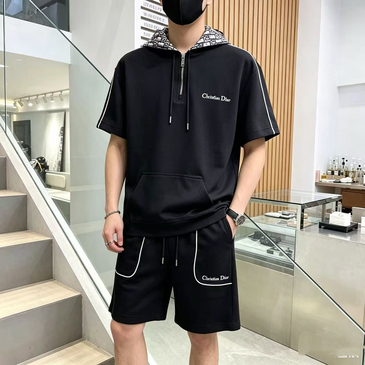 夏服 クリスチャンディオール 上下服 セットアップ 恋人