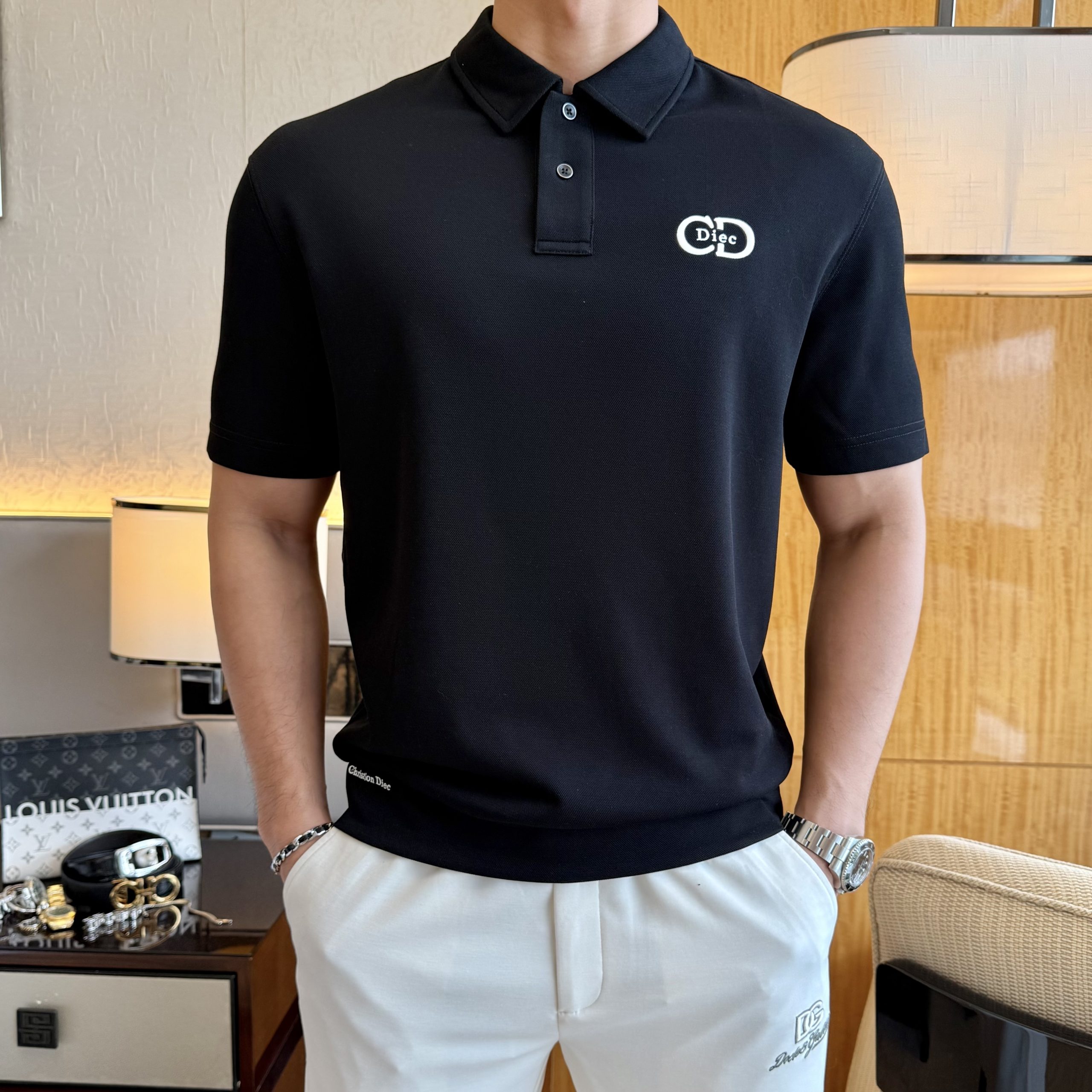クリスチャンディオール 半袖Tシャツ トップス  メンズ