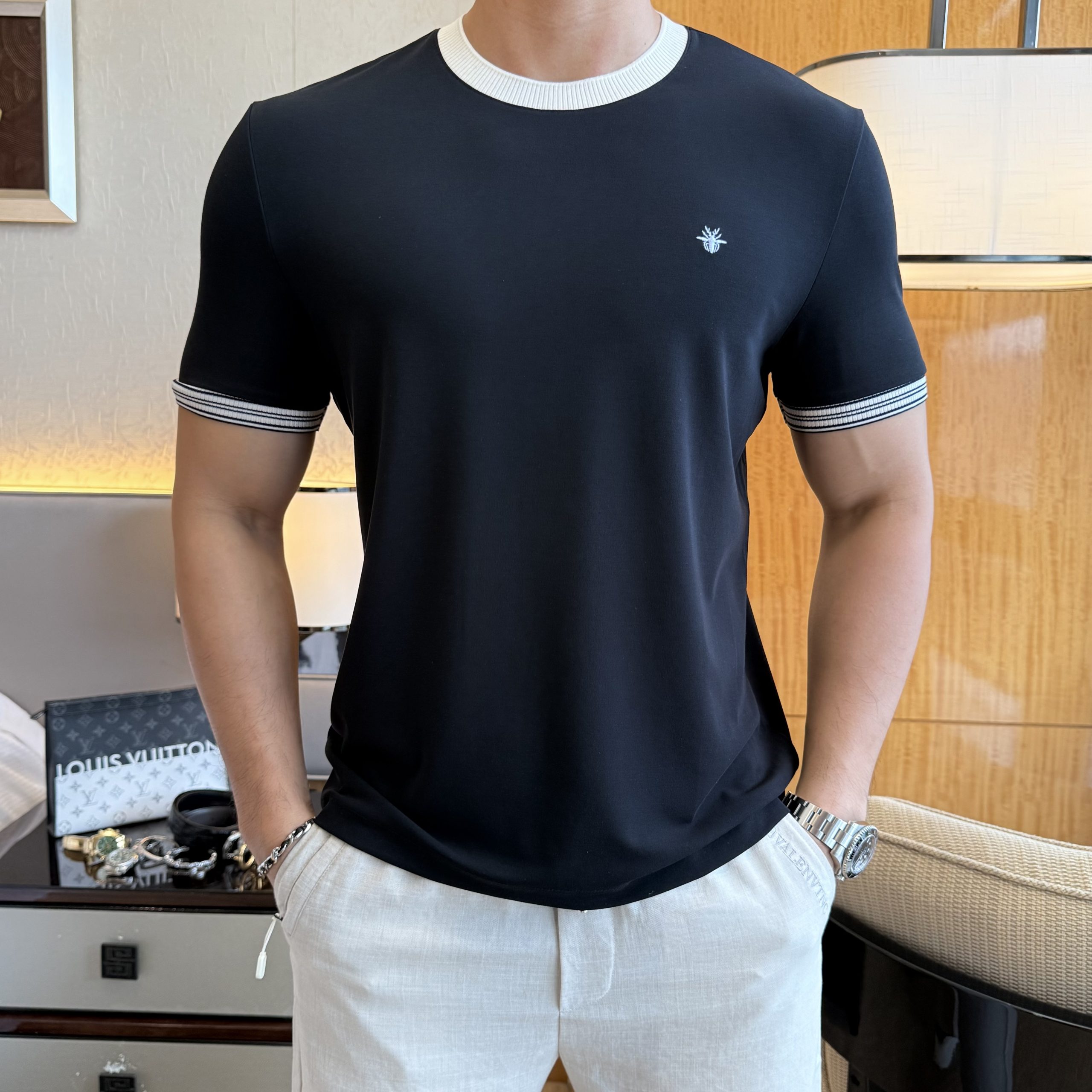 クリスチャンディオール 半袖Tシャツ トップス メンズ