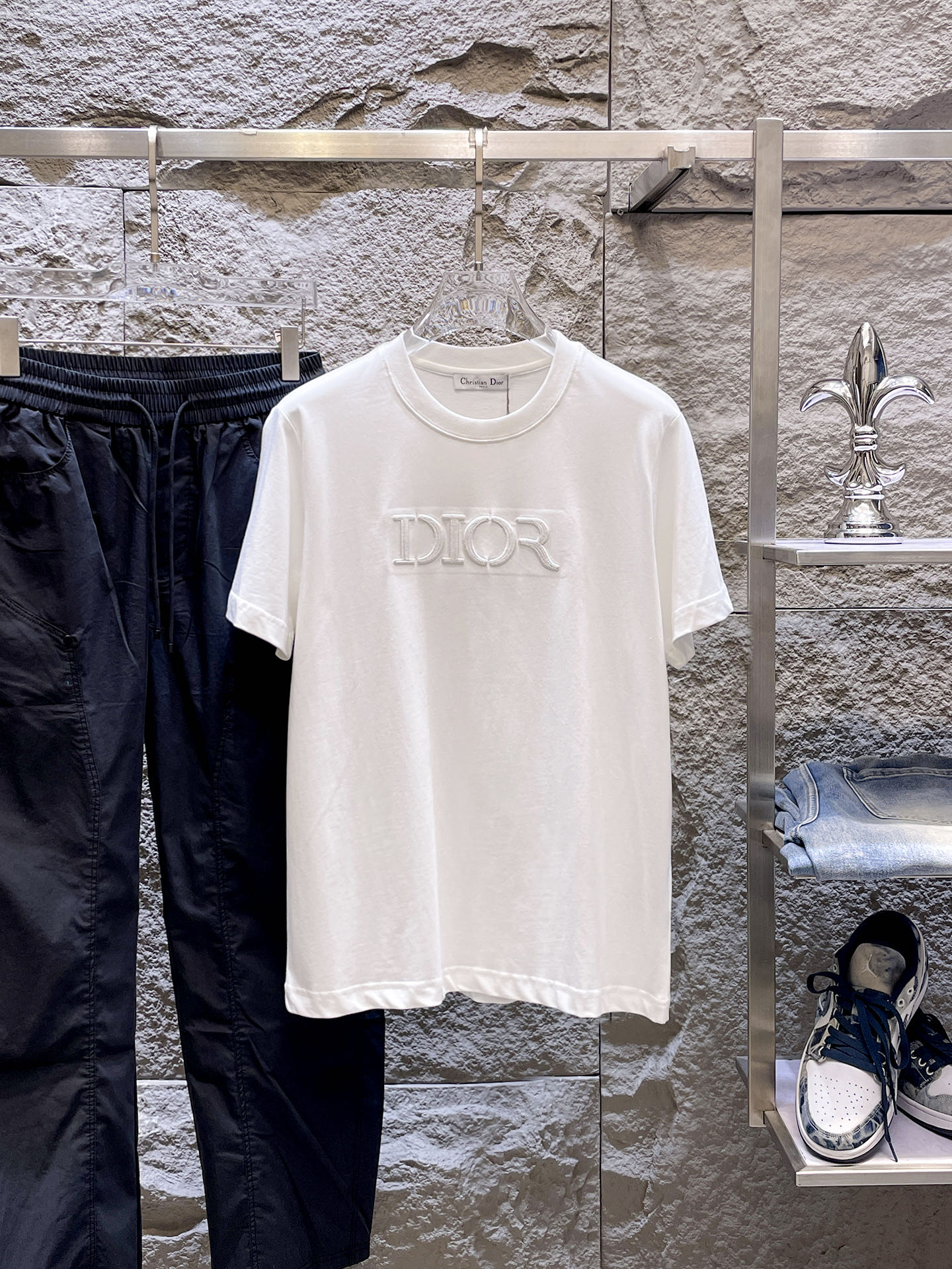 クリスチャンディオール 半袖Tシャツ トップス メンズ