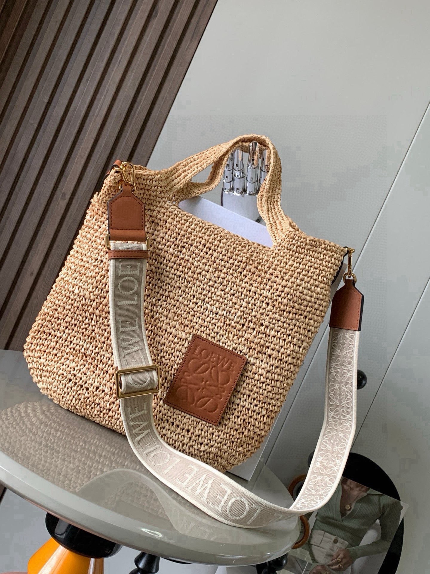 人気新品ロエベ 鞄 Slit tote 2WAY 斜め挂けバッグ