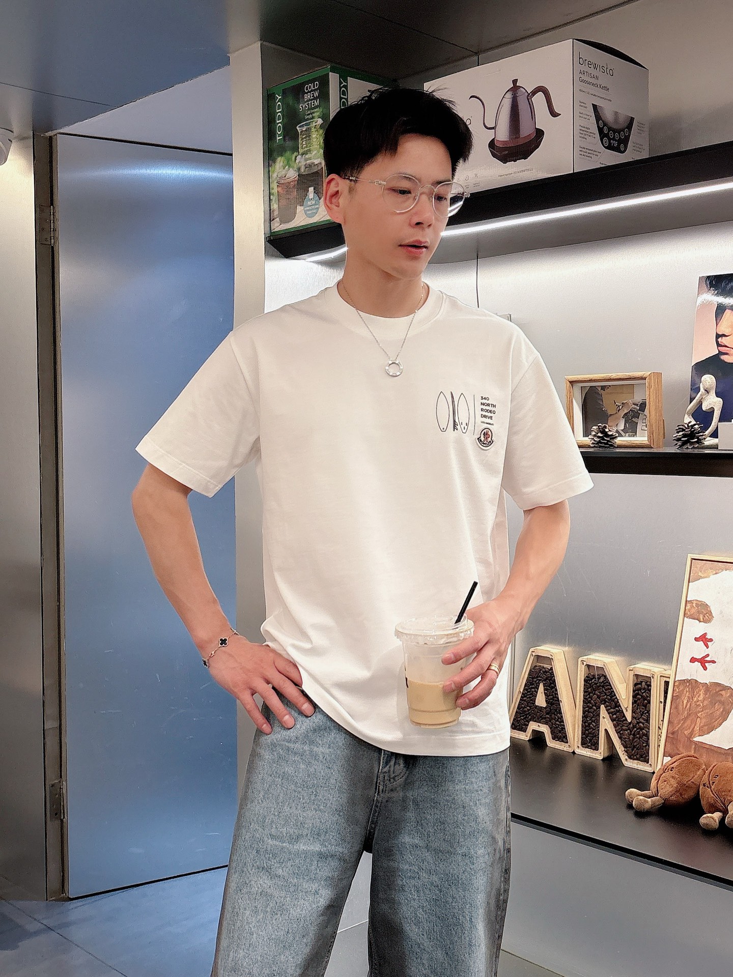モンクレール 半袖Tシャツ トップス メンズ