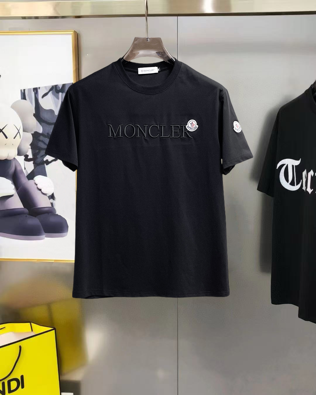 モンクレール 半袖Tシャツ トップス 男性