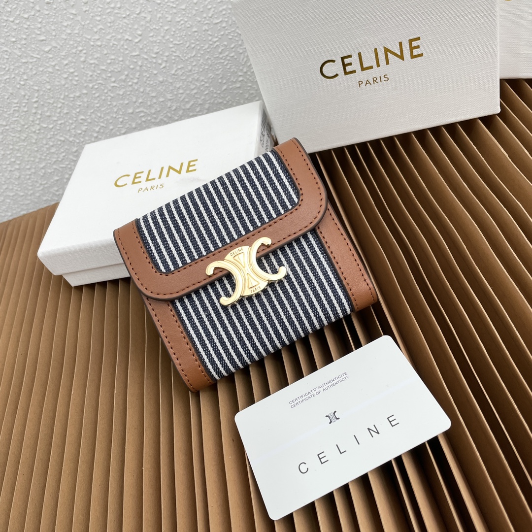 通販 人気 セリーヌ 財布/三つ折り短財布