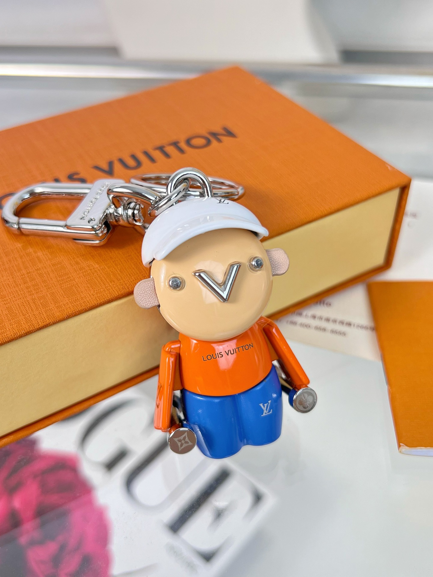 ルイヴィトン Vivienne head キーリング ストラップ? 2605TLDJ00