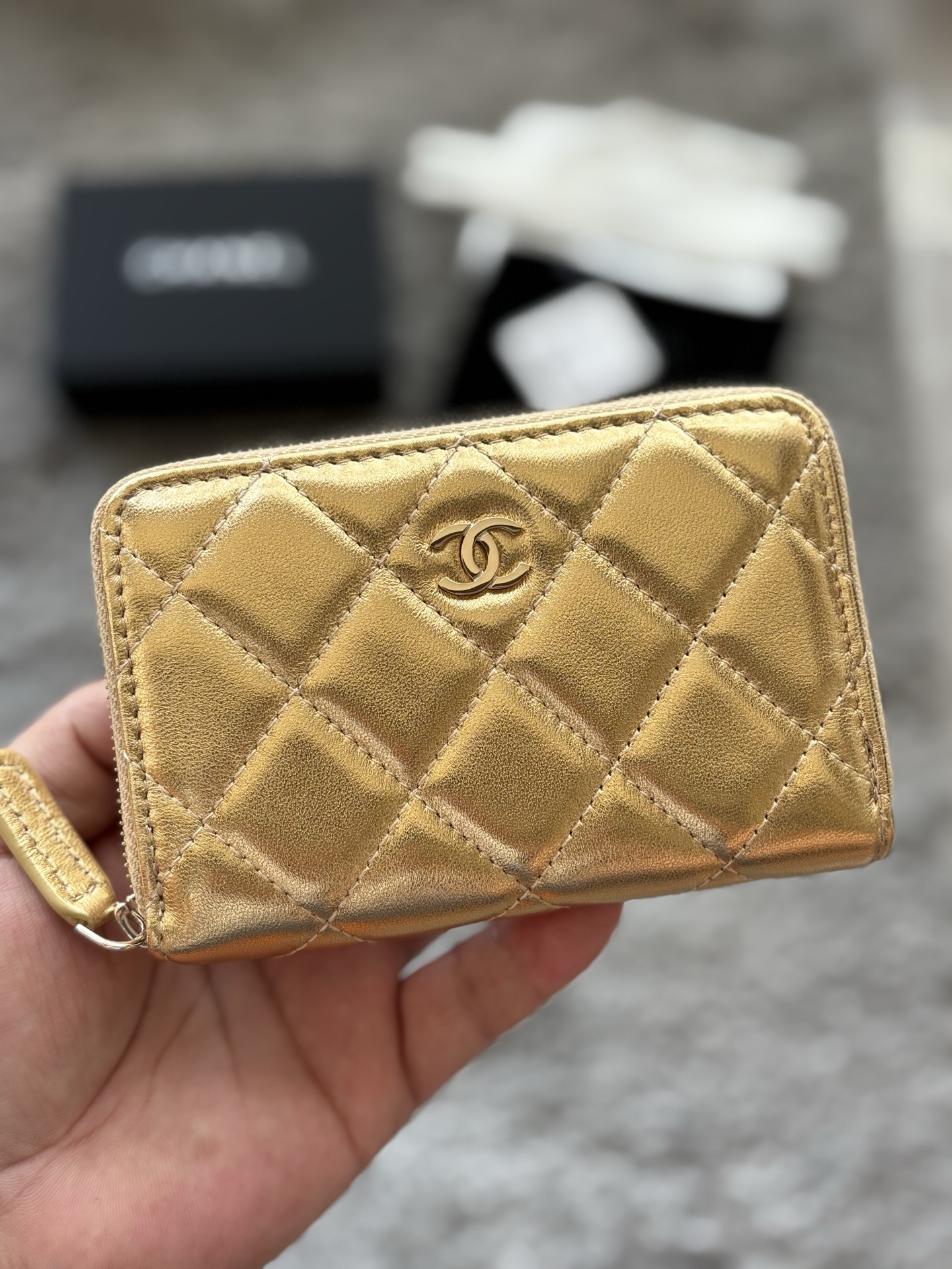 新品 シャネル 財布 名刺入れ コインケース 2605