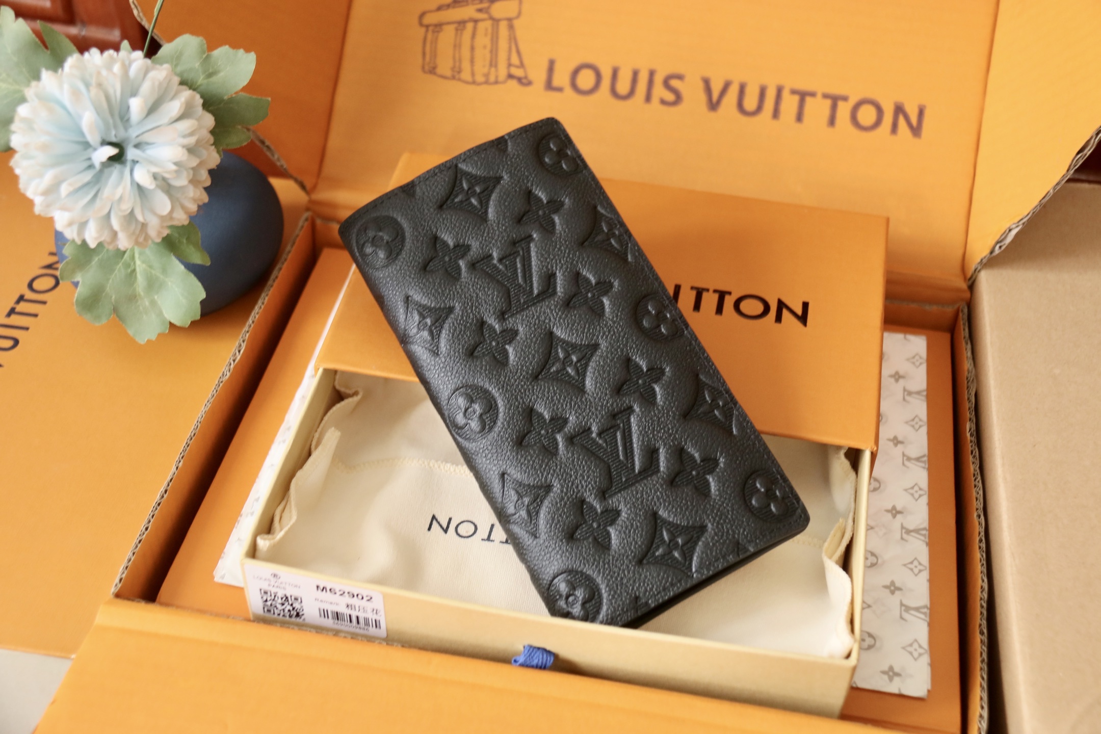 ルイヴィトン 財布 ポルトフォイユ プラザ 二つ折り長財布