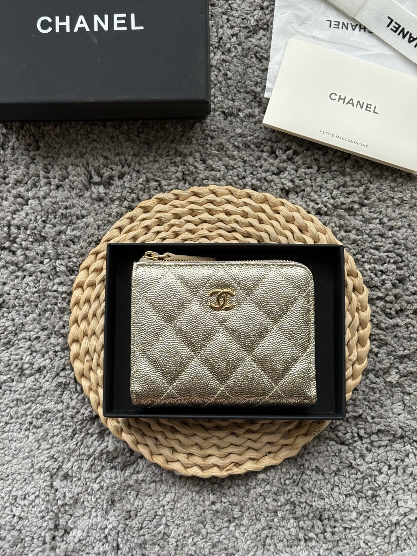 シャネル 財布 L字型 スモール コインケース 2605