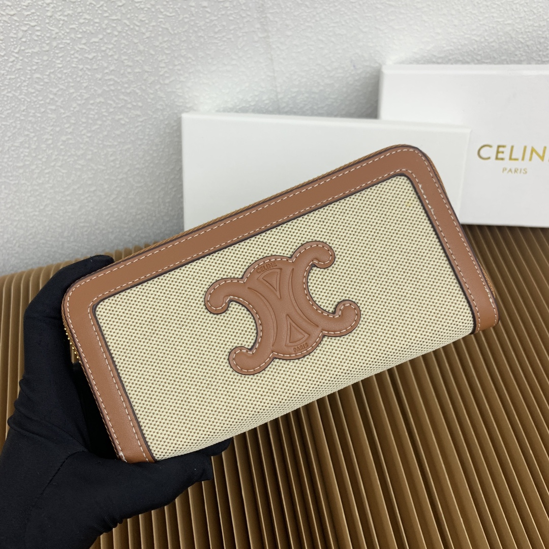 通販 人気 セリーヌ ラウンドファスナー式財布