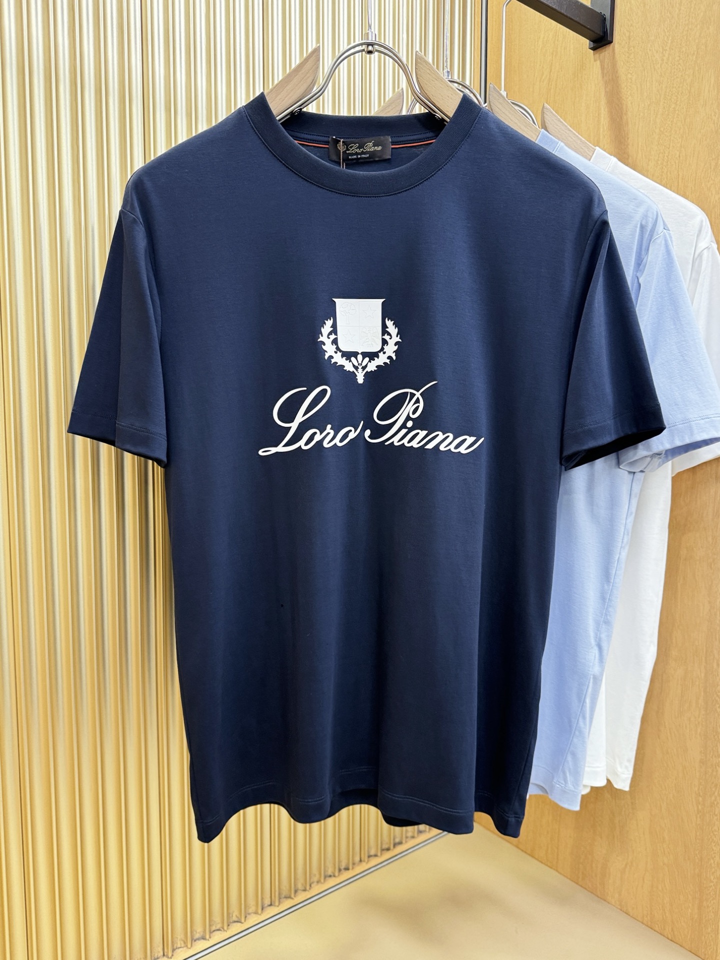 ロロ ピアーナ 半袖Tシャツ トップス メンズ