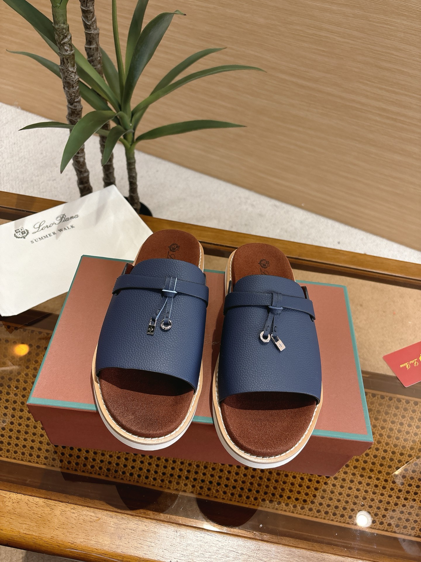 2026靴通販 ロロ ピアーナ ミュール 夏着 サンダル メンズ