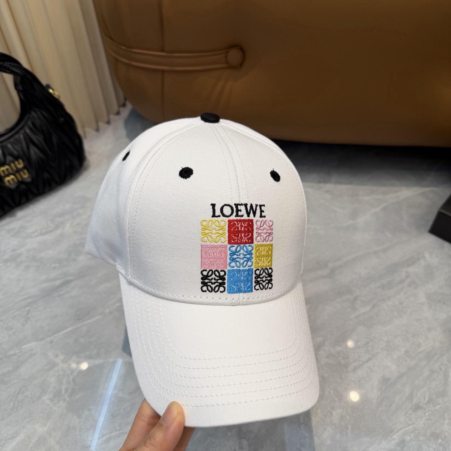 夏新作 防UV帽 ロエベ ニューエラ /キャップ メッシュキャップ