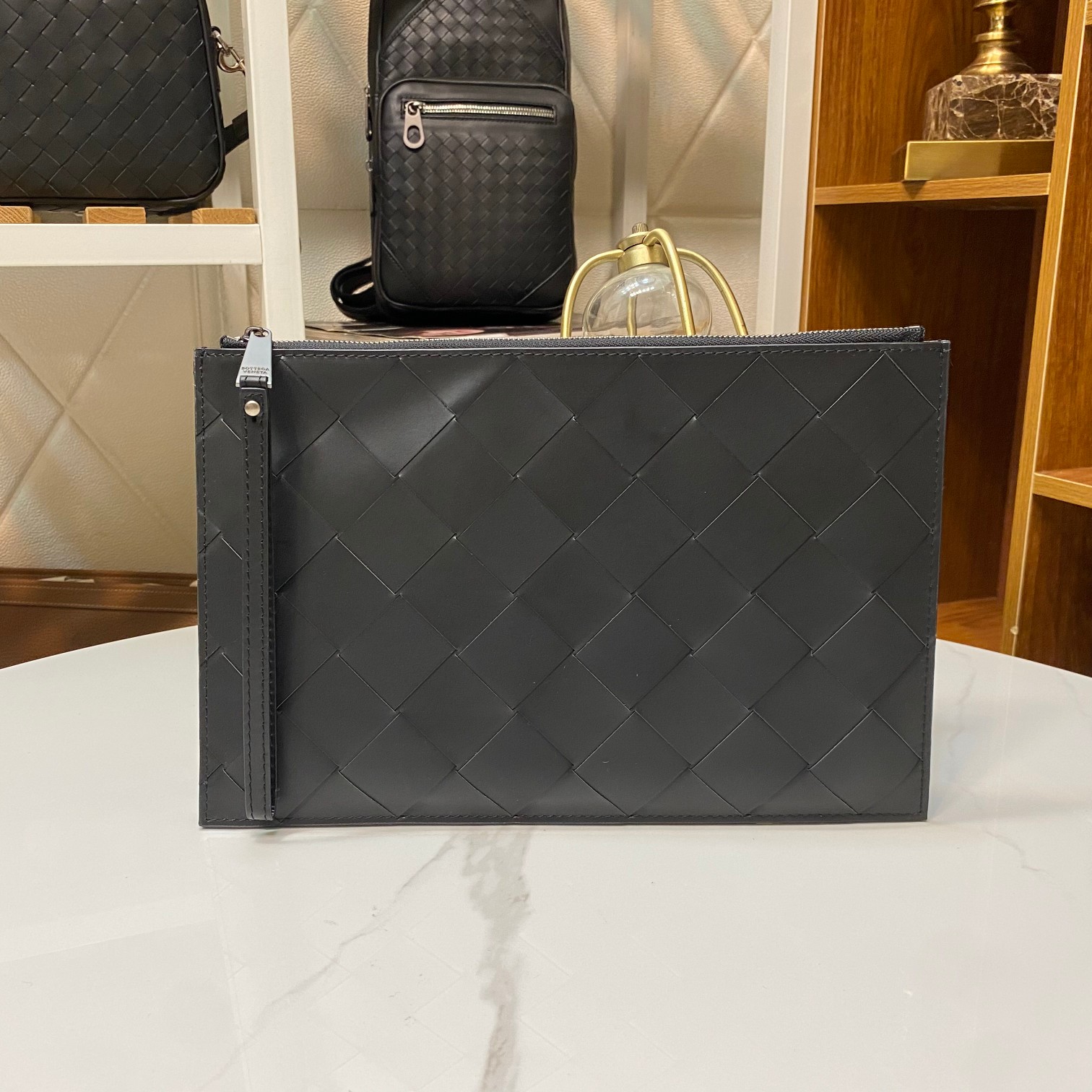 超美品 ボッテガ ヴェネタ 長財布 収納ポーチ セカンドバッグ