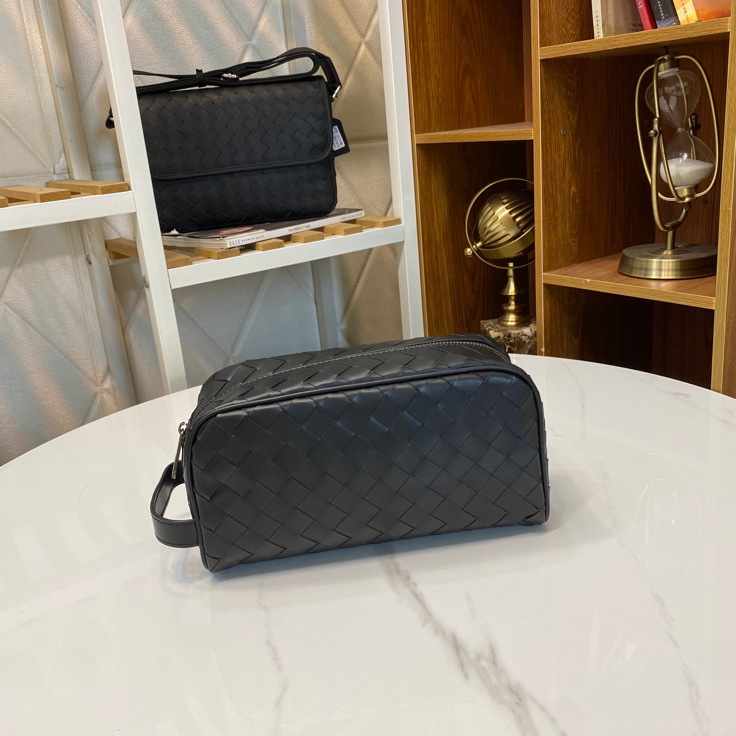 超美品 ボッテガ ヴェネタ 長財布 ポーチ コスメティック