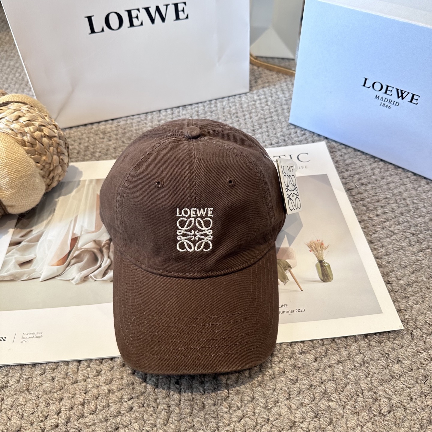 夏新作 防UV帽 ロエベ ニューエラ /キャップ メッシュキャップ