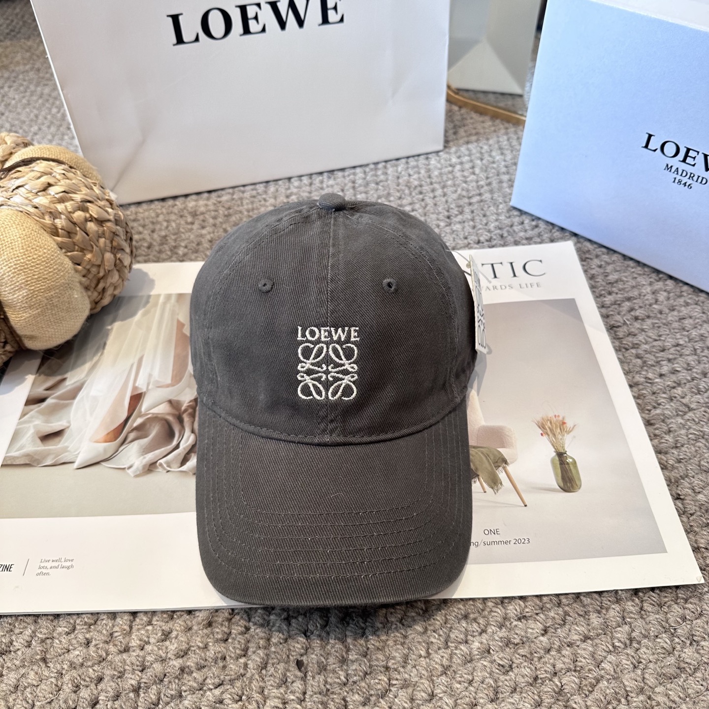 夏新作 防UV帽 ロエベ ニューエラ /キャップ メッシュキャップ