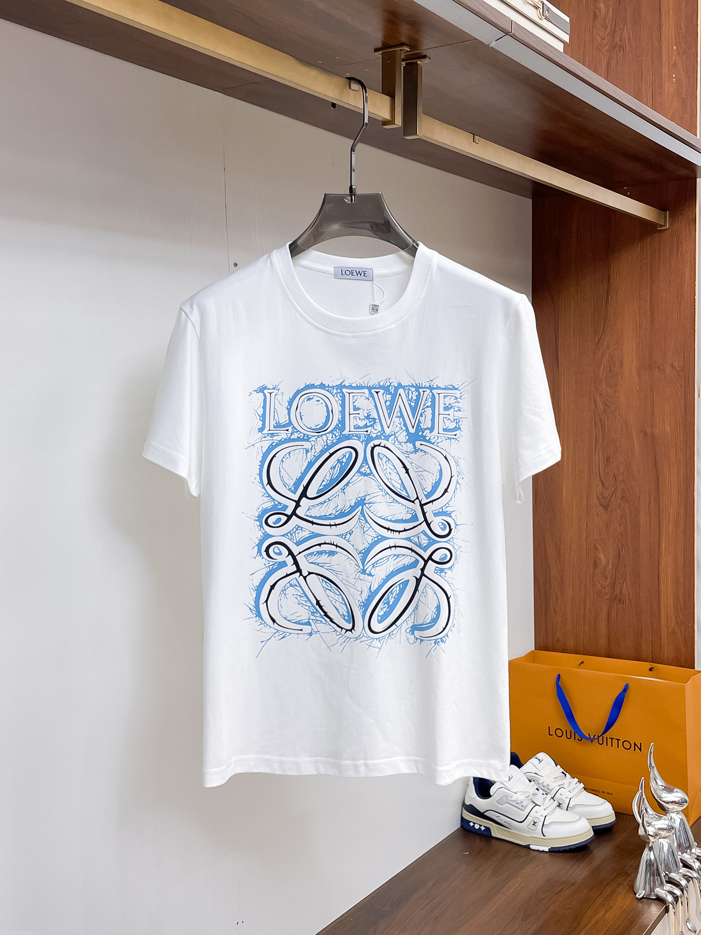 26SS春夏服 ロエベ 半袖Tシャツ トップス  メンズ