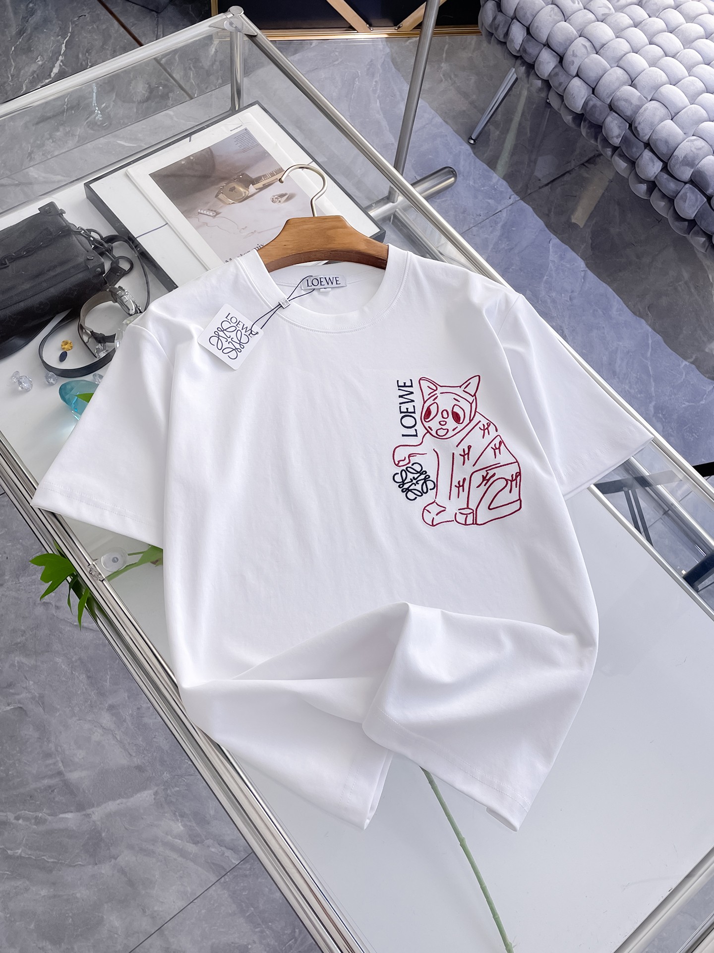26SS春夏服 ロエベ 半袖Tシャツ トップス  メンズ
