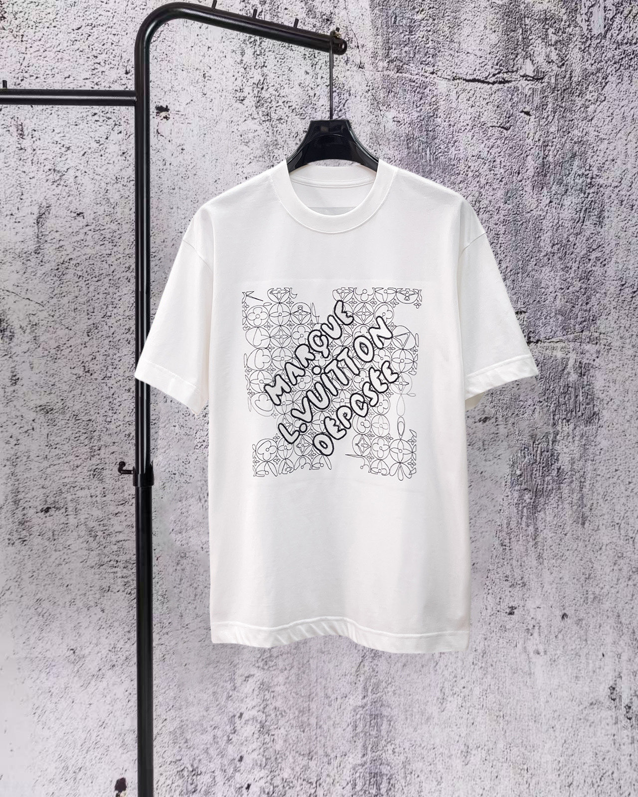 26SS春夏服新作 ルイヴィトン 半袖Tシャツ トップス 恋人