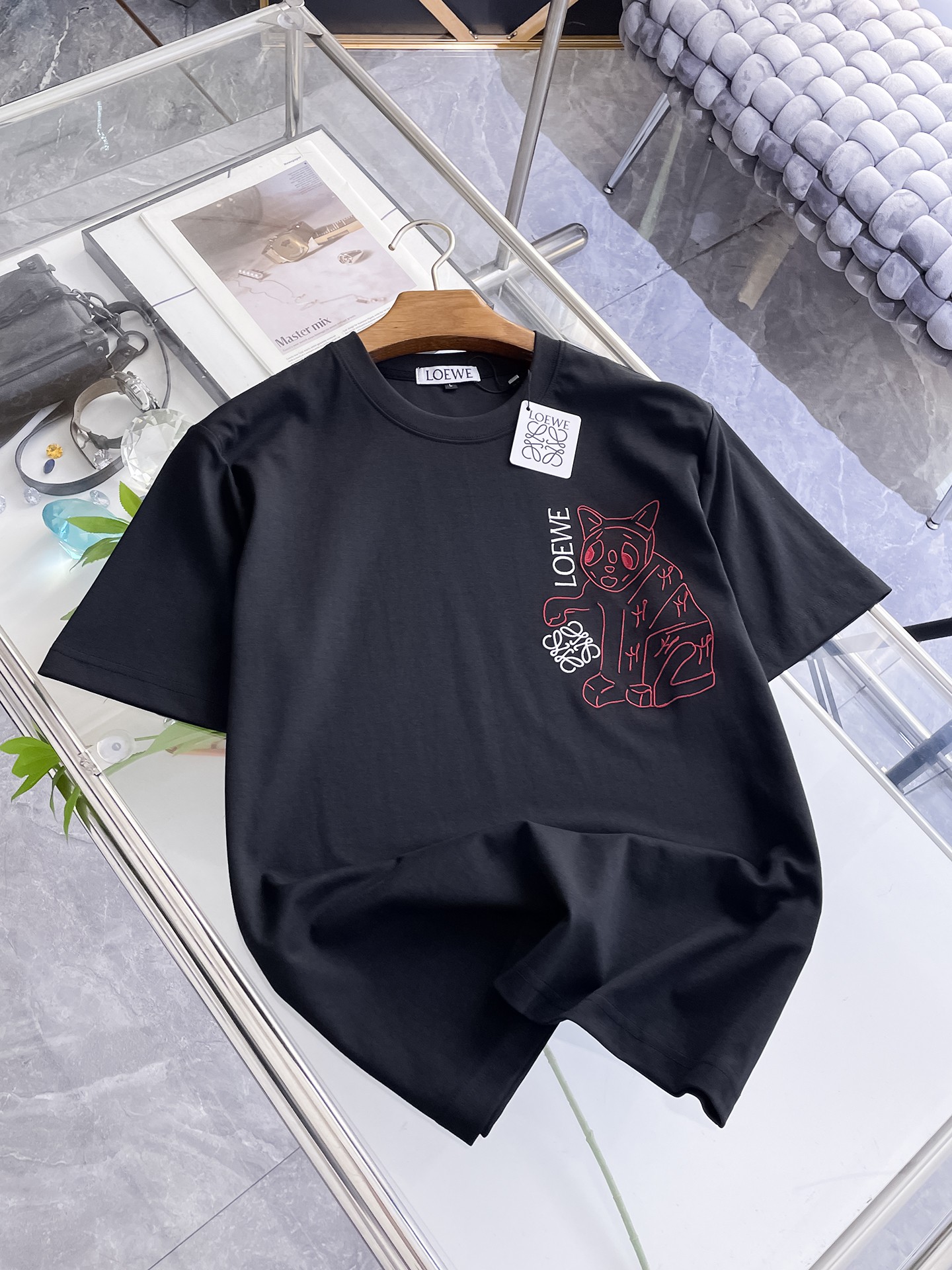 26SS春夏服 ロエベ 半袖Tシャツ トップス メンズ