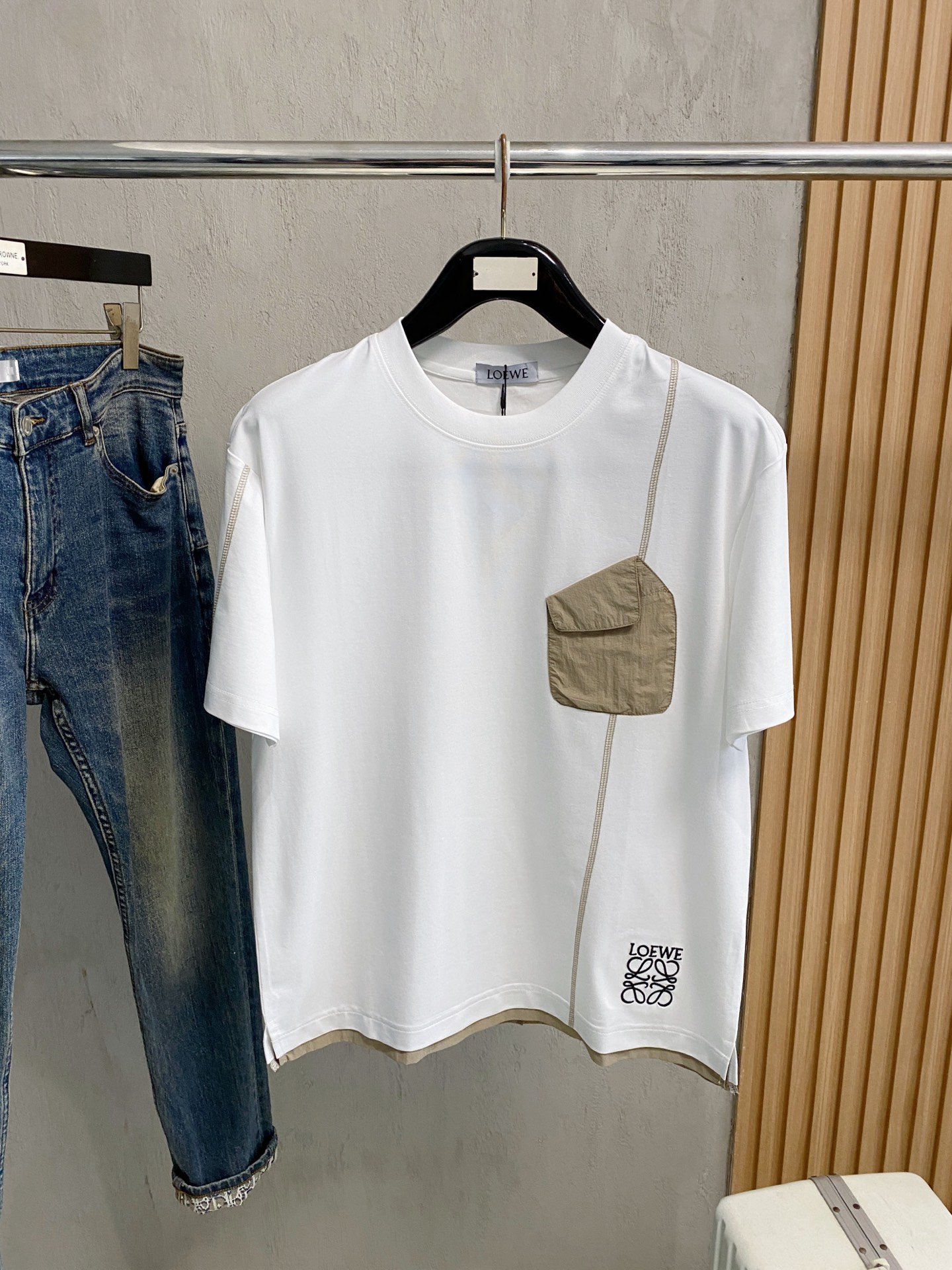 26SS春夏服 ロエベ 半袖Tシャツ トップス 恋人