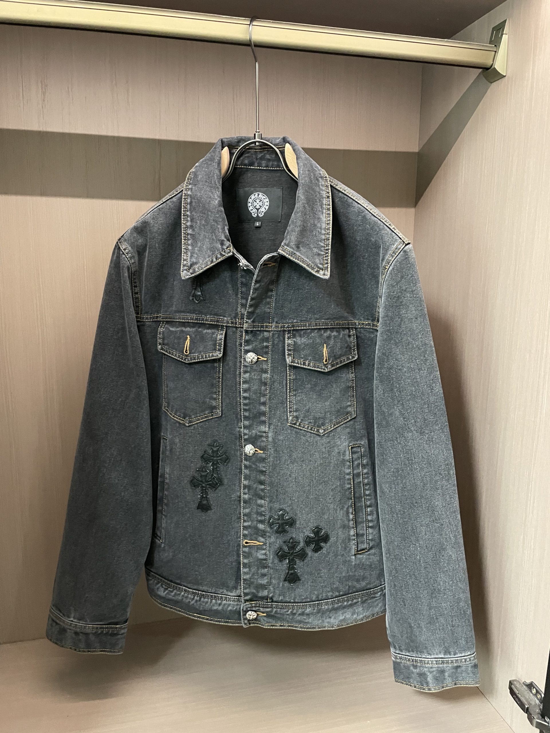 26SS春夏服 クロムハーツ 新作通販 デニムジャケット メンズ