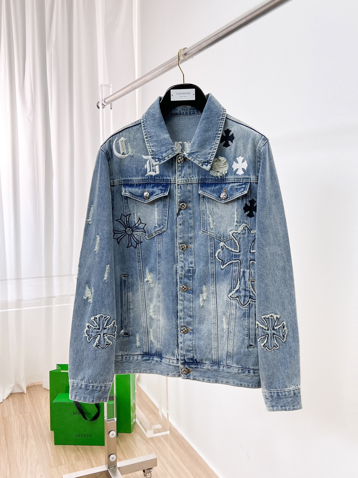 26SS春夏服 クロムハーツ 新作通販 デニムジャケット  メンズ