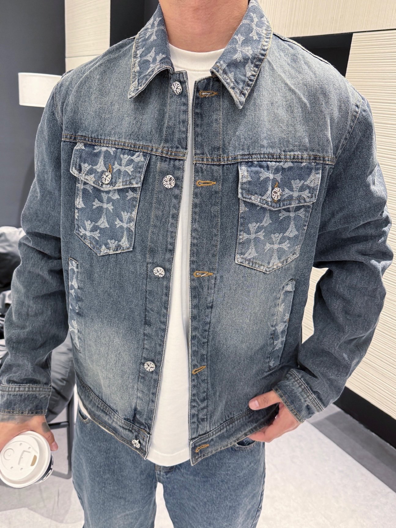 26SS春夏服 クロムハーツ 新作通販 デニムジャケット メンズ