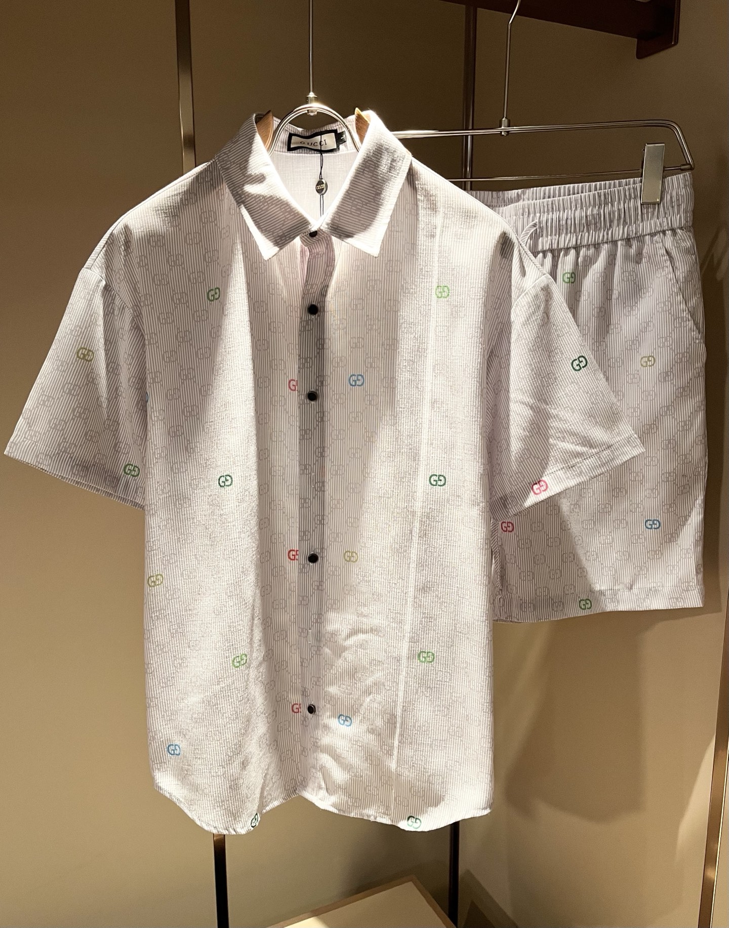 26SS春夏服 グッチ 新作通販 上下服 セットアップ
