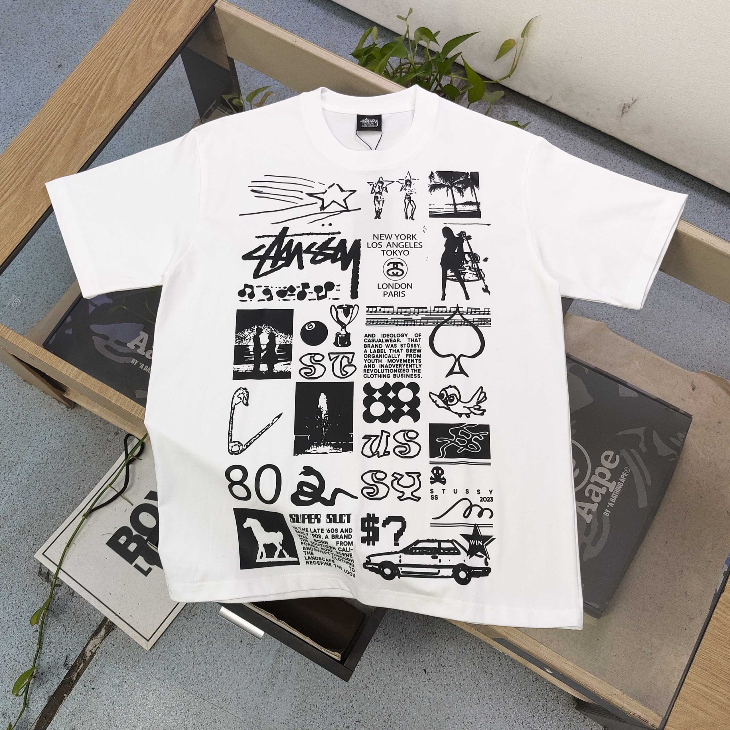 26SS服 ステューシー 新作通販 半袖Tシャツ トップス ユニセックス26401