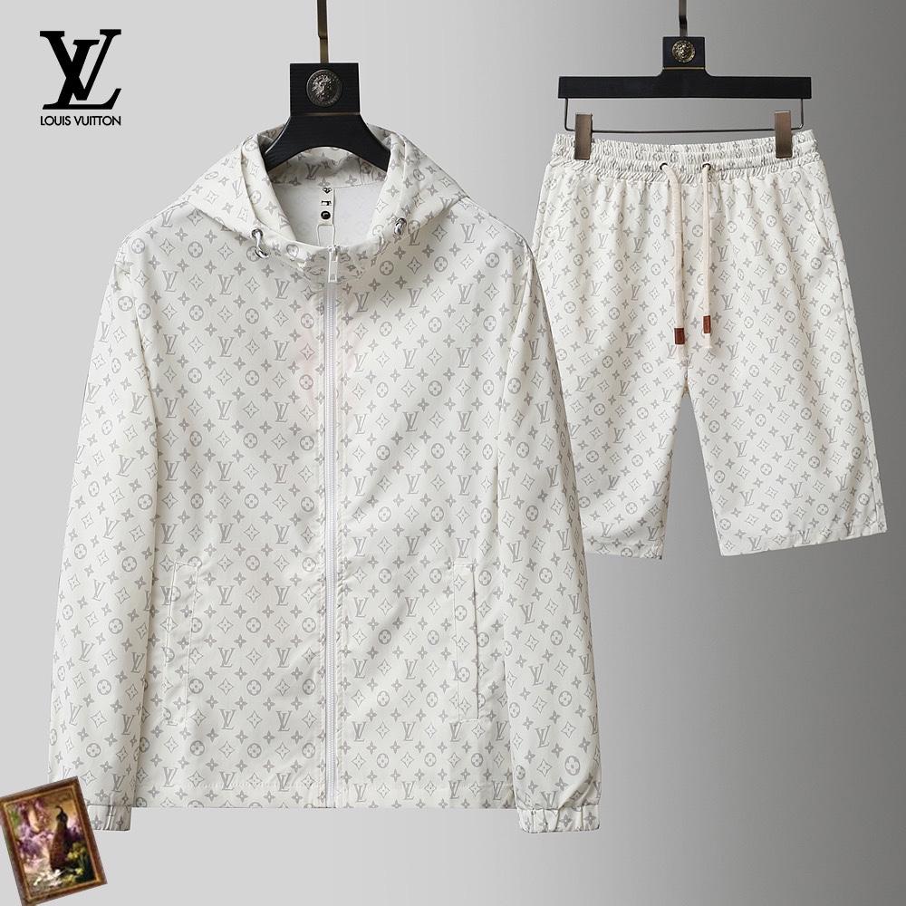 26SS春夏服 ルイヴィトン 新作通販 上下服セット セットアップ