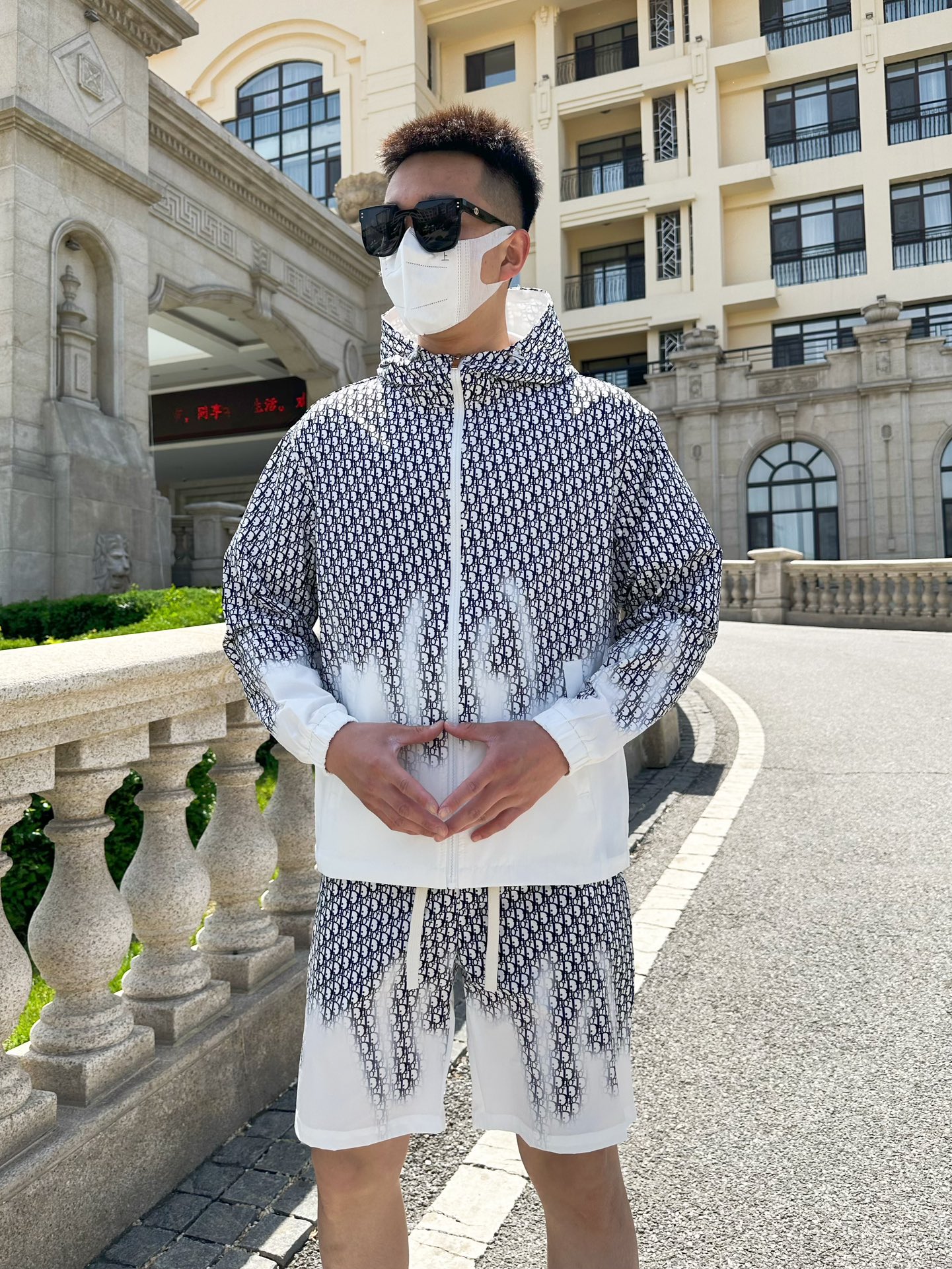 26SS春夏服 クリスチャンディオール 新作通販 上下服 セットアップ