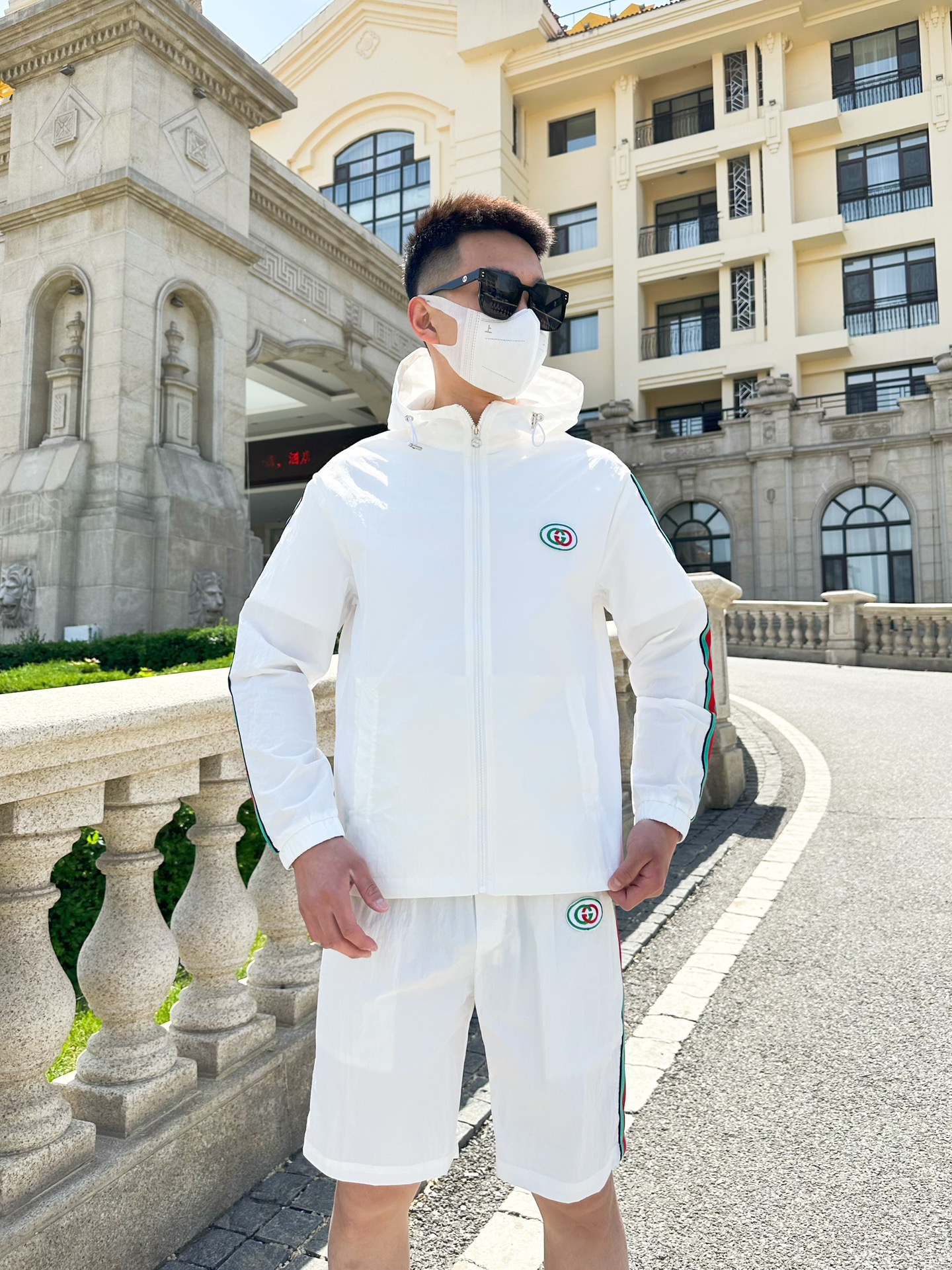 26SS春夏服 グッチ 新作通販 上下服 セットアップ