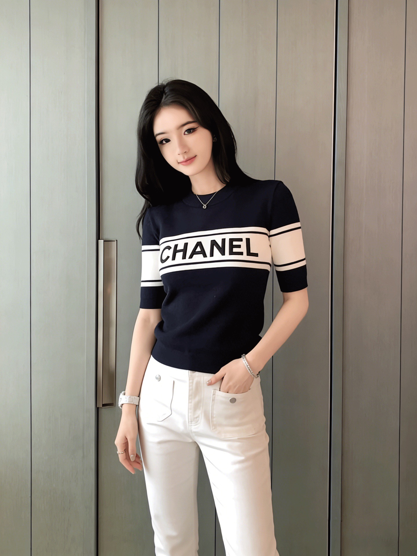 女性シャネル 2026SS春夏 半袖Tシャツ トップス