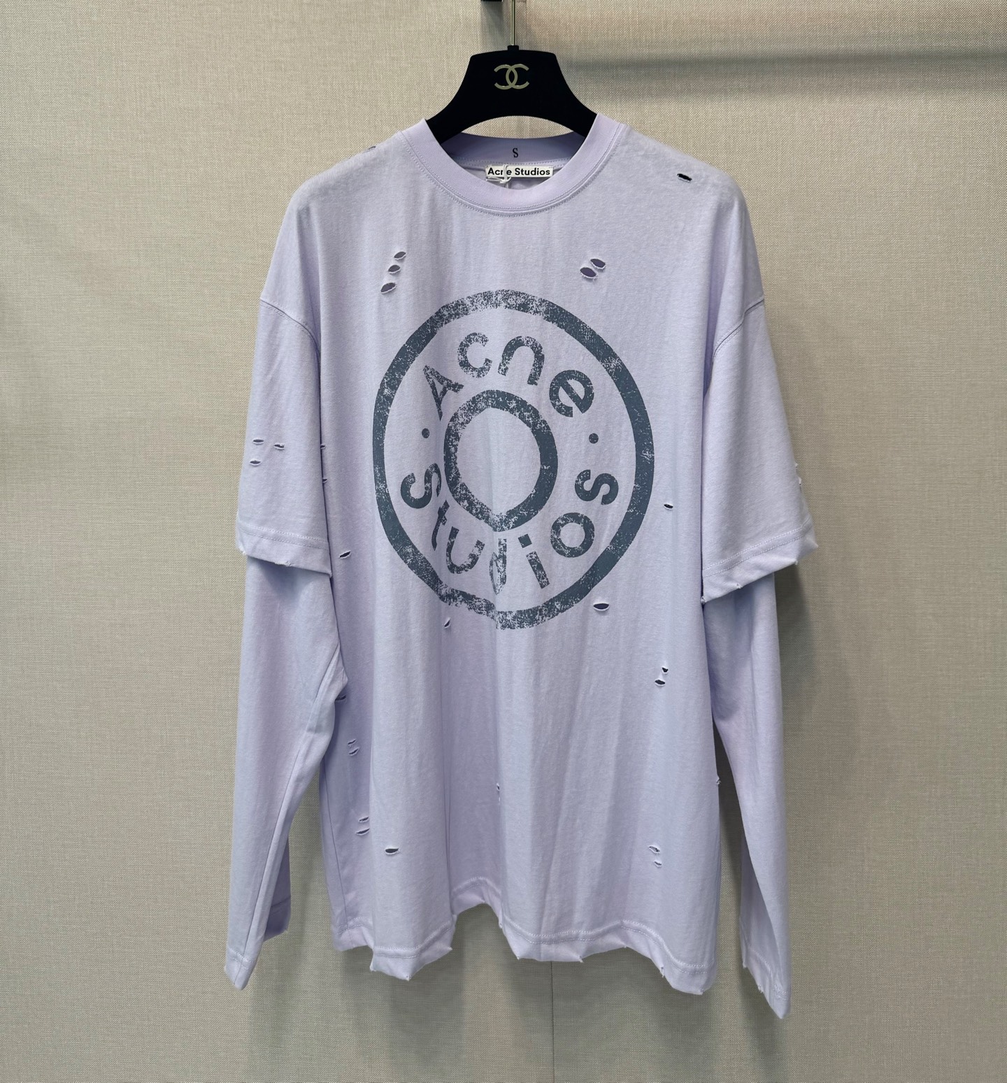 女性アクネ ストゥディオズ 長袖Tシャツ トップス
