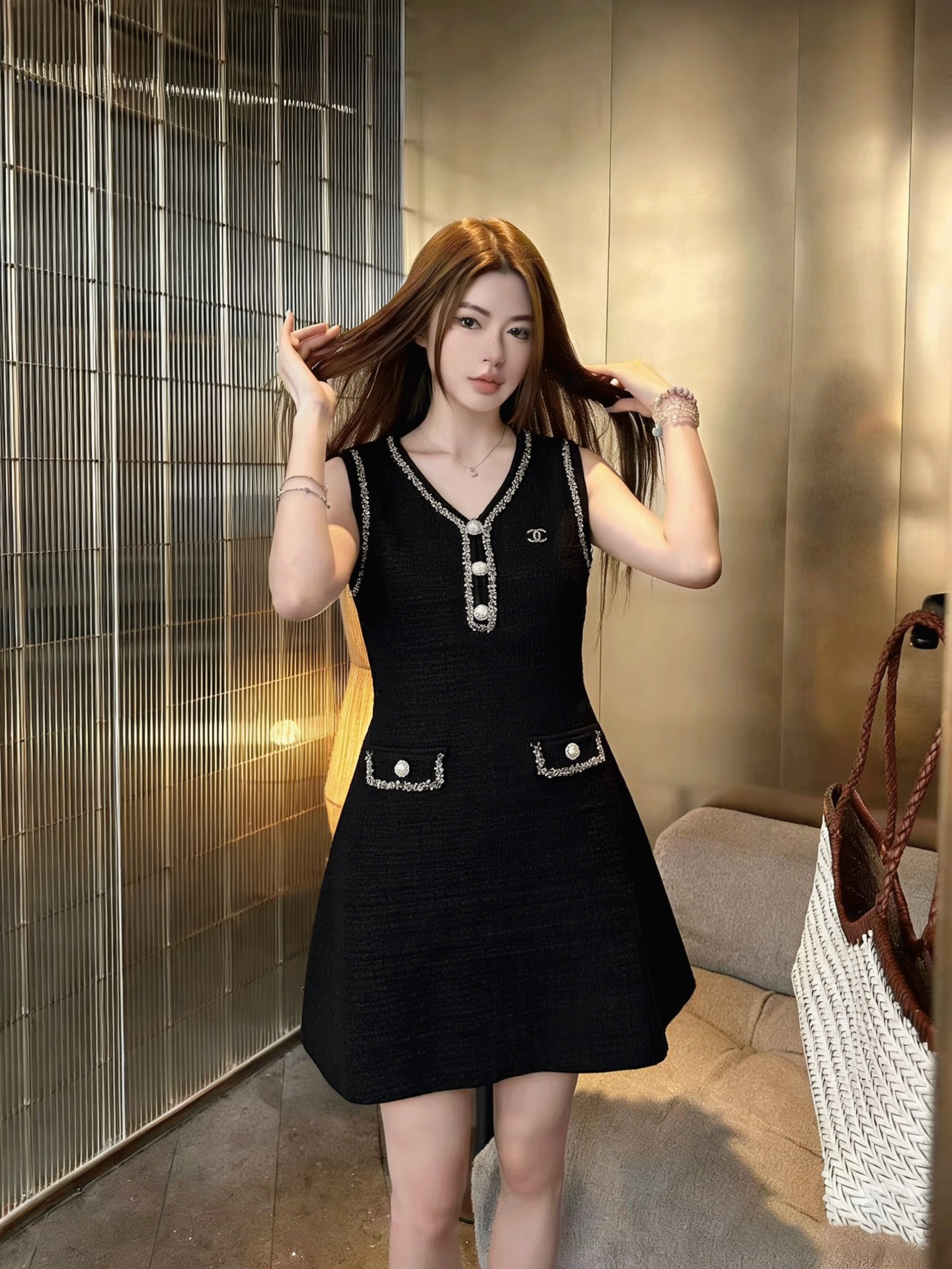 女性シャネル 2026SS春夏 ベストスカート