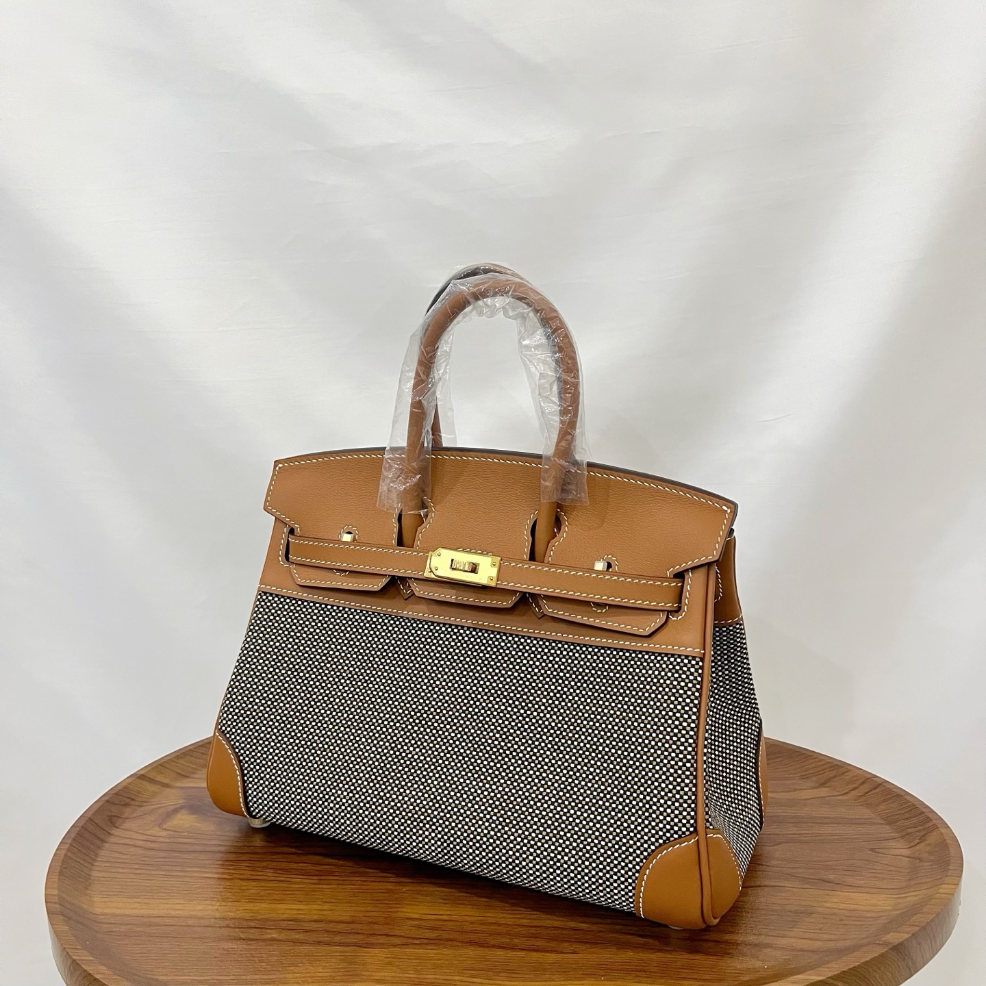 パーフェクトエルメス通販 Brikin バイカラーバーキン25cm? 手仕事 wax 2604